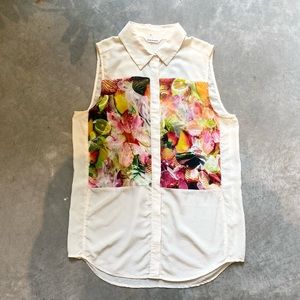 Club Monaco Silk Top